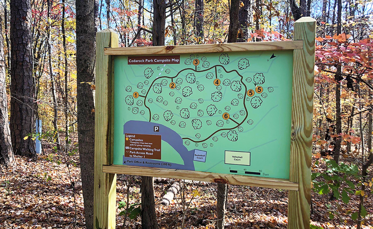 Camping at Cedarock Park